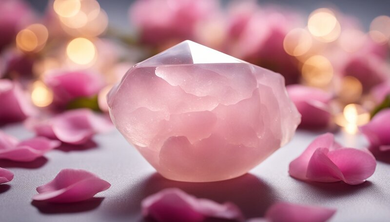 rose quartz pink crystal meaning