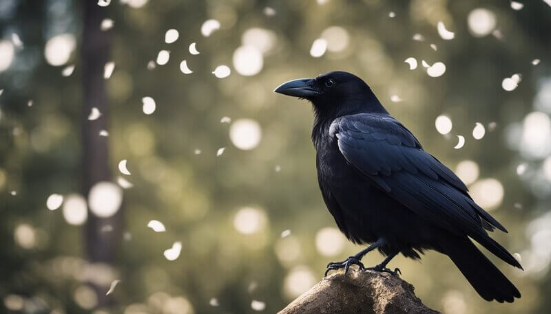 spiritual meaning of seeing a crow