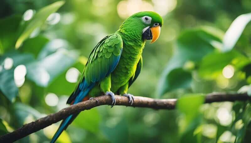 blue parrot symbolism