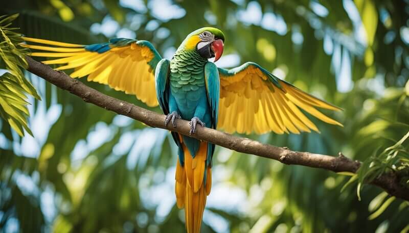 red parrot symbolism