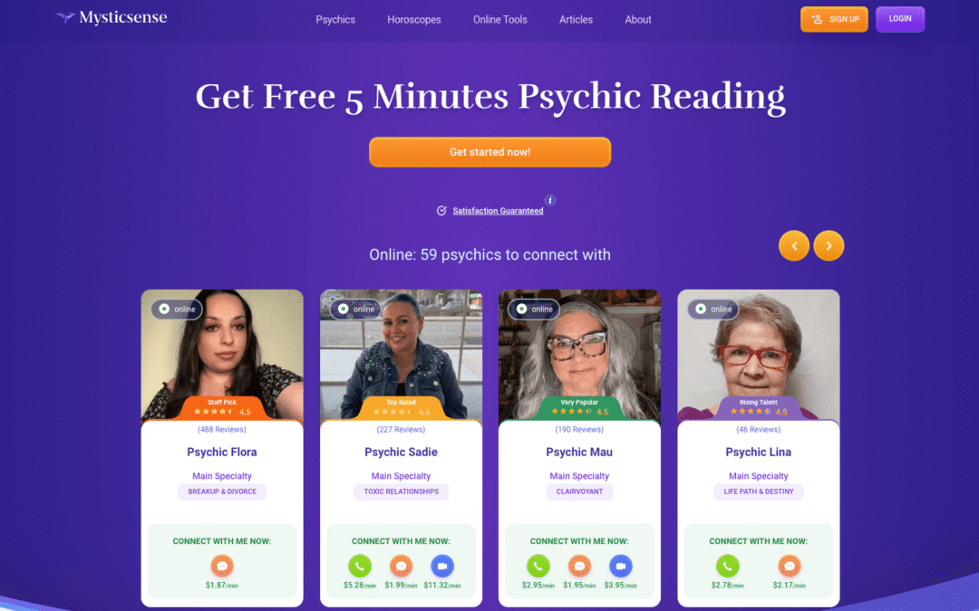 MysticSense Psychic Review