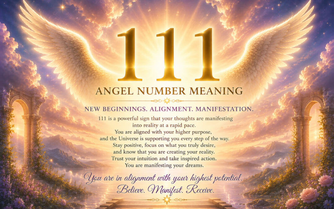 111 Angel Number Meaning